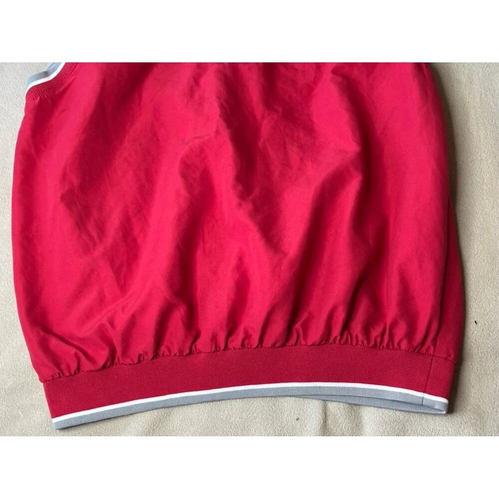 Ohio State Buckeyes Colosseum Athletics Red V-Neck Vest Men's Size L